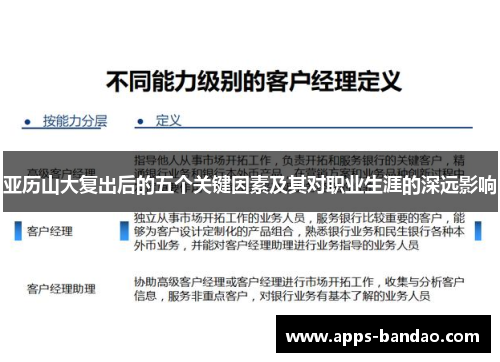 亚历山大复出后的五个关键因素及其对职业生涯的深远影响 亚历山大复出后的五个关键因素及其对职业生涯的深远影响