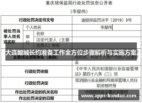 大连鲲城长约准备工作全方位步骤解析与实施方案